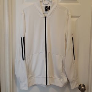 Adidas White Track Jacket